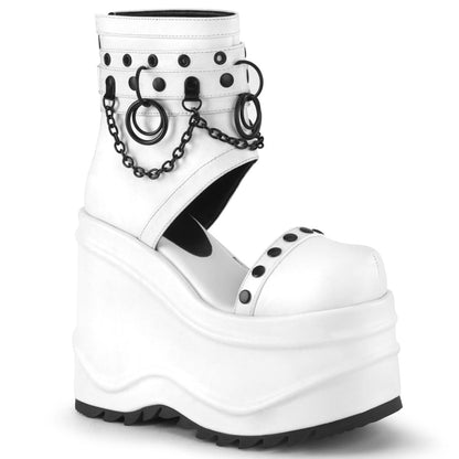 Demonia Wave-22 Ankle Cutout Bootie Sandal