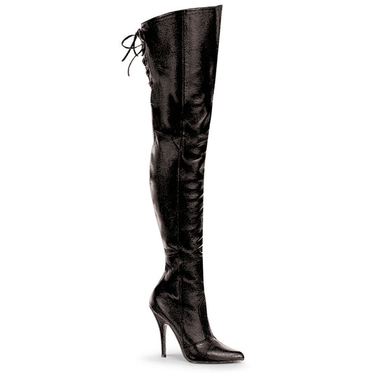 Pleaser Legend-8899 Leather Thigh High Boot